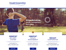 Tablet Screenshot of insulet.com