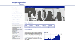Desktop Screenshot of investors.insulet.com
