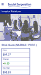 Mobile Screenshot of investors.insulet.com